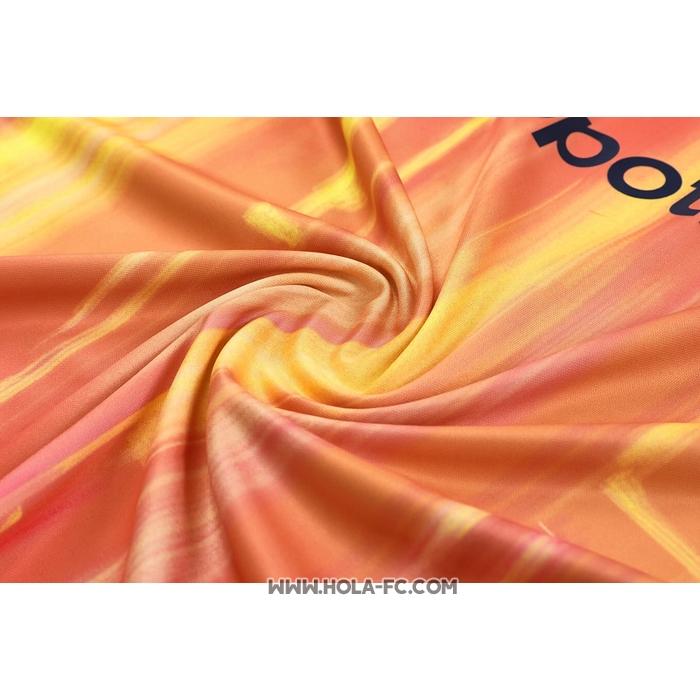Chandal del Barcelona 2023-2024 Manga Corta Naranja - Pantalon Corto